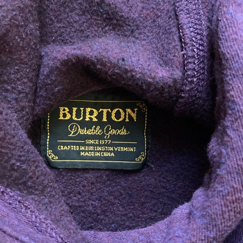 🌷5/$25 Burton purple hoody size medium - Picture 4 of 7